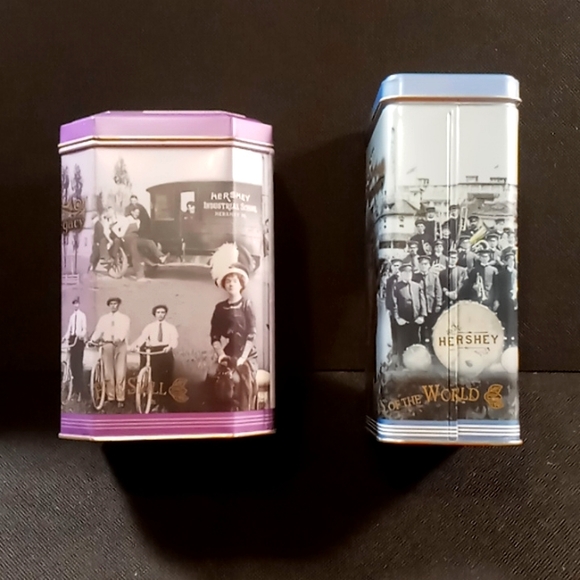 Vintage 1996 Hershey's "Building a Legacy Cannister Series" (Cannisters #2 & #3) - Picture 4 of 16